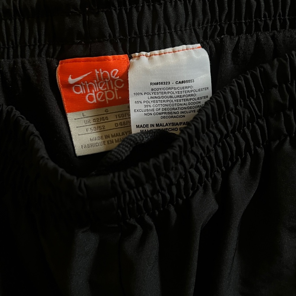 2009 all black Nike track pants